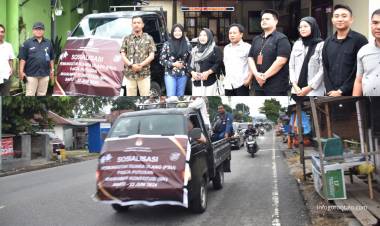 KPU Kabupaten Gorontalo Sosialisasikan PSU di Desa Tuladenggi