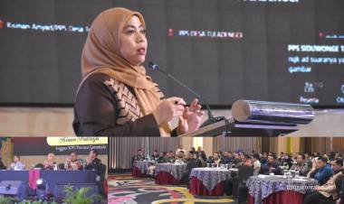 Menuju Pilkada 2024: KPU Kabupaten Gorontalo Ikut Rapat Evaluasi Coklit 