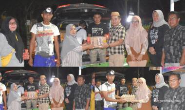 Tunjukkan Kepedulian, KPU Kabupaten Gorontalo Salurkan Bantuan untuk Korban Banjir Danau Limboto