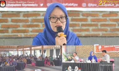 KPU Kabupaten Gorontalo Gelar Rakor Sinkronisasi DPS Untuk Pilkada 2024