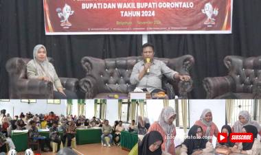 Hari ke-2 Bimtek KPPS, KPU Kabupaten Gorontalo Kembali Lakukan Monitoring