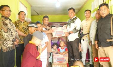 KPU Kabgor Berikan Santunan Kepada Anak Yatim