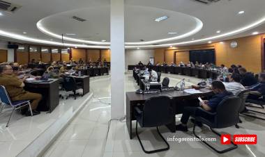 Banggar DPRD Provinsi Gorontalo Bahas Alokasi Efisiensi Anggaran 2025