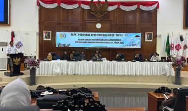 Paripurna DPRD Gorontalo Bahas LKPJ 2025. Ekonomi Tumbuh, Penurunan Kemiskinan Jadi Fokus