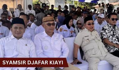 Bersama Kepala Daerah, Syamsir Djafar Kiayi Hadiri Peresmian Kampung Nelayan oleh Prabowo Subianto