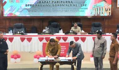 Perubahan APBD Gorontalo 2026 Disepakati, Belanja Naik Rp157 Miliar