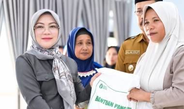 Venny Anwar Turun Awasi Bantuan Beras, 342 Keluarga di Bilato Jadi Perhatian