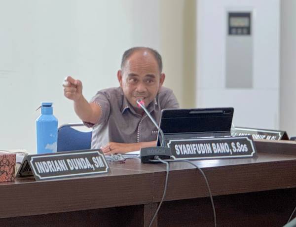 Syarifudin Bano Dorong Penambahan Anggaran Biro Perekonomian untuk Perkuat Deteksi Dini Ekonomi Gorontalo