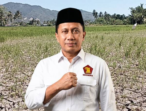 Petani Bone Bolango Terjepit Kemarau, Syamsir Desak Dinas Ketahanan Pangan Percepat Penanganan Krisis Air Sawah