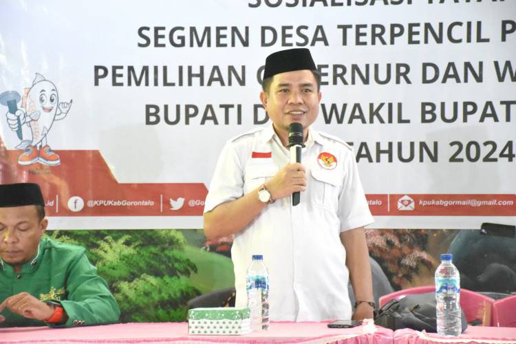 KPU Kabupaten Gorontalo Gelar Sosialisasi Segmen Desa Terpencil, Perluas Jangkauan Informasi Pemilukada 2024 