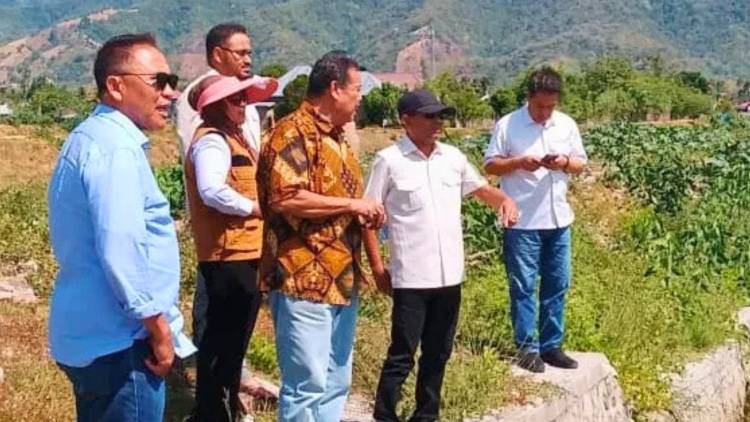 Komisi III DPRD Gorontalo Tinjau Irigasi Oluhuta, Soroti Debit Air Saat Kemarau