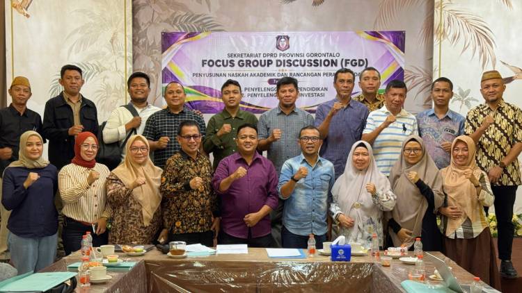 Ranperda Pendidikan dan Investasi Dibahas, DPRD Gorontalo Serap Masukan Banyak Pihak